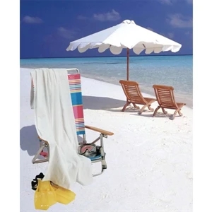 Beach Towel Dobby Border