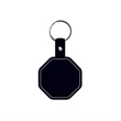 Stop Sign Flexible Key Tag with Split Ring Keychain | https://www.bestnamebadges.com