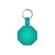 Stop Sign Flexible Key Tag with Split Ring Keychain | https://www.bestnamebadges.com