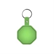 Stop Sign Flexible Key Tag with Split Ring Keychain | https://www.bestnamebadges.com