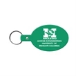 Oval Flexible Key Tag with Split Ring Key-Chain | https://www.bestnamebadges.com
