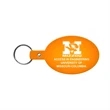 Oval Flexible Key Tag with Split Ring Key-Chain | https://www.bestnamebadges.com