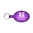 Oval Flexible Key Tag with Split Ring Key-Chain | https://www.bestnamebadges.com