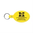 Oval Flexible Key Tag with Split Ring Key-Chain | https://www.bestnamebadges.com