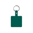 Square Shape Flexible Key Tag with Keychain | https://www.bestnamebadges.com