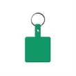 Square Shape Flexible Key Tag with Keychain | https://www.bestnamebadges.com
