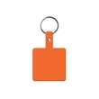 Square Shape Flexible Key Tag with Keychain | https://www.bestnamebadges.com