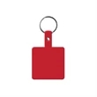Square Shape Flexible Key Tag with Keychain | https://www.bestnamebadges.com