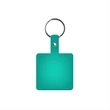Square Shape Flexible Key Tag with Keychain | https://www.bestnamebadges.com