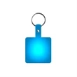 Square Shape Flexible Key Tag with Keychain | https://www.bestnamebadges.com