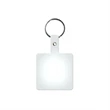 Square Shape Flexible Key Tag with Keychain | https://www.bestnamebadges.com
