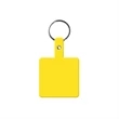 Square Shape Flexible Key Tag with Keychain | https://www.bestnamebadges.com