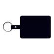 Large Rectangle Flexible Key Tag with Split Ring Keychain | https://www.bestnamebadges.com