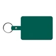 Large Rectangle Flexible Key Tag with Split Ring Keychain | https://www.bestnamebadges.com