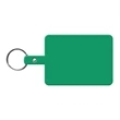 Large Rectangle Flexible Key Tag with Split Ring Keychain | https://www.bestnamebadges.com