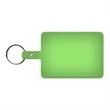 Large Rectangle Flexible Key Tag with Split Ring Keychain | https://www.bestnamebadges.com