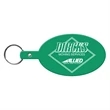 Large Oval Flexible Key Tag Keyring | https://www.bestnamebadges.com