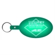 Large Oval Flexible Key Tag Keyring | https://www.bestnamebadges.com