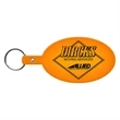 Large Oval Flexible Key Tag Keyring | https://www.bestnamebadges.com