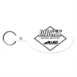 Large Oval Flexible Key Tag Keyring | https://www.bestnamebadges.com