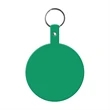 Large Circle Flexible Key Tag with Keychain | https://www.bestnamebadges.com