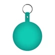 Large Circle Flexible Key Tag with Keychain | https://www.bestnamebadges.com