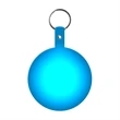 Large Circle Flexible Key Tag with Keychain | https://www.bestnamebadges.com