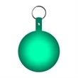 Large Circle Flexible Key Tag with Keychain | https://www.bestnamebadges.com