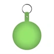 Large Circle Flexible Key Tag with Keychain | https://www.bestnamebadges.com