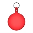 Large Circle Flexible Key Tag with Keychain | https://www.bestnamebadges.com