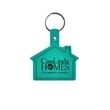 House Shape Key Tag with Keychain | https://www.bestnamebadges.com