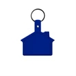House Shape Key Tag with Keychain | https://www.bestnamebadges.com