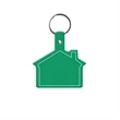 House Shape Key Tag with Keychain | https://www.bestnamebadges.com