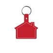 House Shape Key Tag with Keychain | https://www.bestnamebadges.com