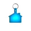 House Shape Key Tag with Keychain | https://www.bestnamebadges.com