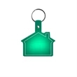 House Shape Key Tag with Keychain | https://www.bestnamebadges.com