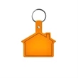 House Shape Key Tag with Keychain | https://www.bestnamebadges.com