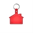 House Shape Key Tag with Keychain | https://www.bestnamebadges.com