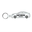 Car Shape Key Tag Keyring | https://www.bestnamebadges.com