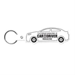 Car Shape Key Tag Keyring | https://www.bestnamebadges.com