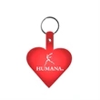 Heart Shape Key Tag with Keyring | https://www.bestnamebadges.com