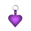 Heart Shape Key Tag with Keyring | https://www.bestnamebadges.com