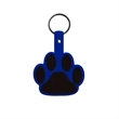 Paw Shape Flexible Key Tag with Keychain | https://www.bestnamebadges.com