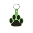 Paw Shape Flexible Key Tag with Keychain | https://www.bestnamebadges.com