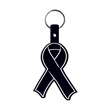 Awareness Ribbon Flexible Key Tag | https://www.bestnamebadges.com