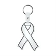 Awareness Ribbon Flexible Key Tag | https://www.bestnamebadges.com