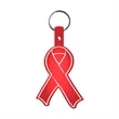 Awareness Ribbon Flexible Key Tag | https://www.bestnamebadges.com