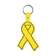 Awareness Ribbon Flexible Key Tag | https://www.bestnamebadges.com