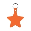 Star Key Tag with Split Ring Keychain | https://www.bestnamebadges.com