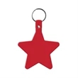 Star Key Tag with Split Ring Keychain | https://www.bestnamebadges.com